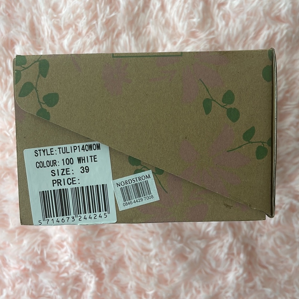 Ilse Jacobsen Tulip 140 laser cut slip on sneaker white sizes 8.5 9.5 10.5 NIB - Picture 12 of 12